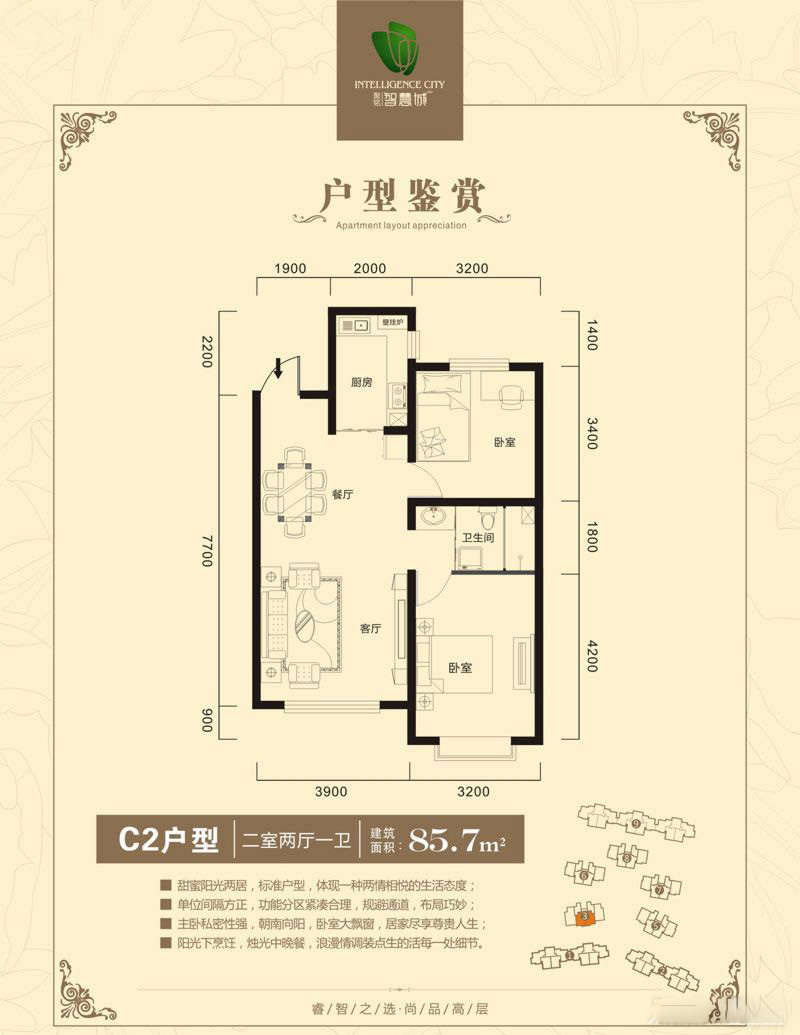 聚銘智慧城聚銘智慧城 C2戶型