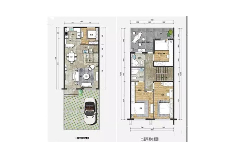 幸福里三期新品庭院A 4室2廳3衛(wèi)1廚 204.00㎡