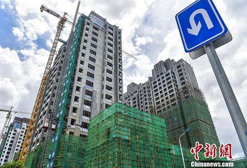 資料圖。 在建的樓盤。<a target='_blank' href='http://www.chinanews.com/'>中新社</a>記者 駱云飛 攝