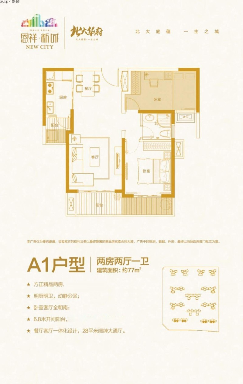 恩祥新城恩祥·新城A1戶型圖