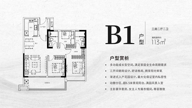 方圓雅頌府方圓·雅頌府 B1戶(hù)型