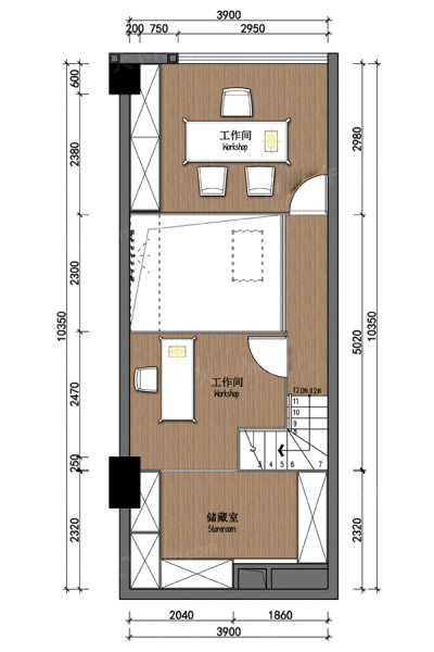 斯越云谷一號(hào)樓二層戶型