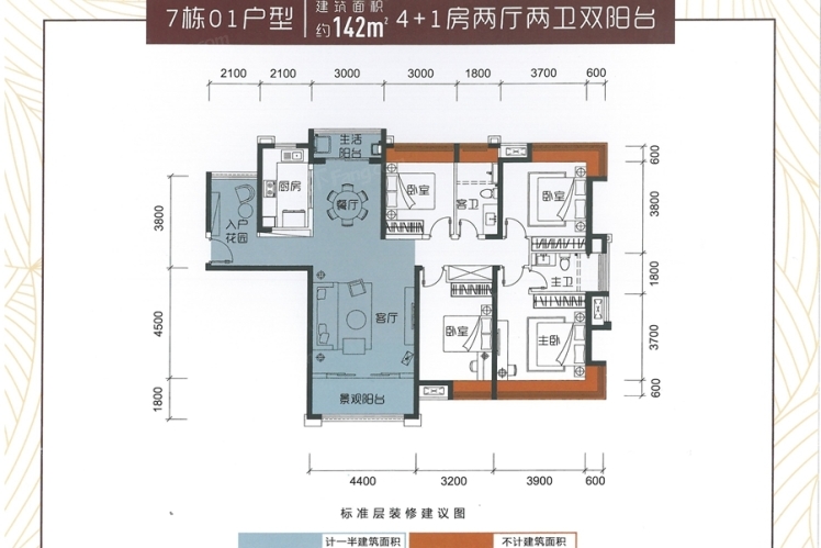 家和城7棟01戶型142 ㎡