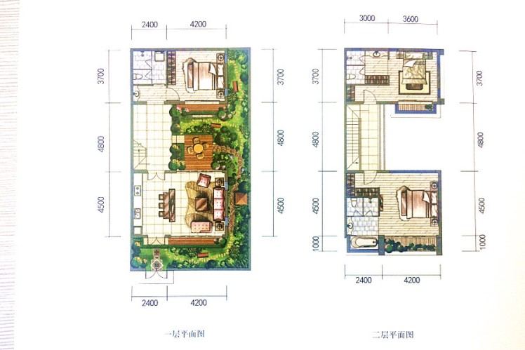 大理的小院子北區(qū)小別院C戶型139 ㎡